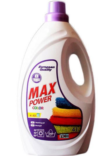 Max power gel na praní 53dáv 4l Color | Prací prostředky - Prací gely, tablety a mýdla